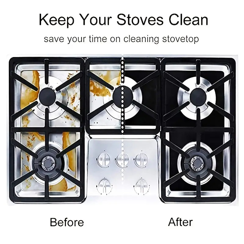 Reusable Stove Burner Covers for Kitchen Cleaning Tools