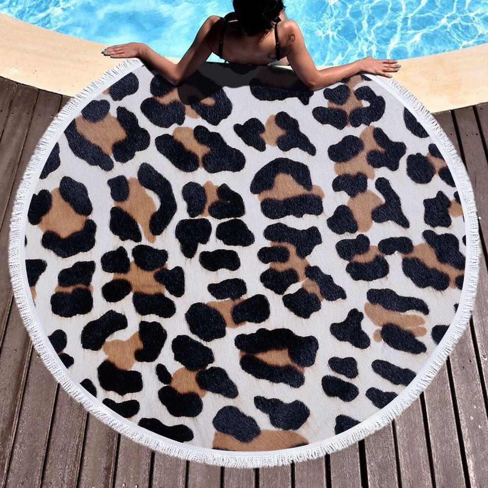 Round Beach Towel, Bath Towel, Yoga Mat