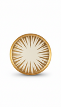 Gold-Accented Ceramic Catchall Tray