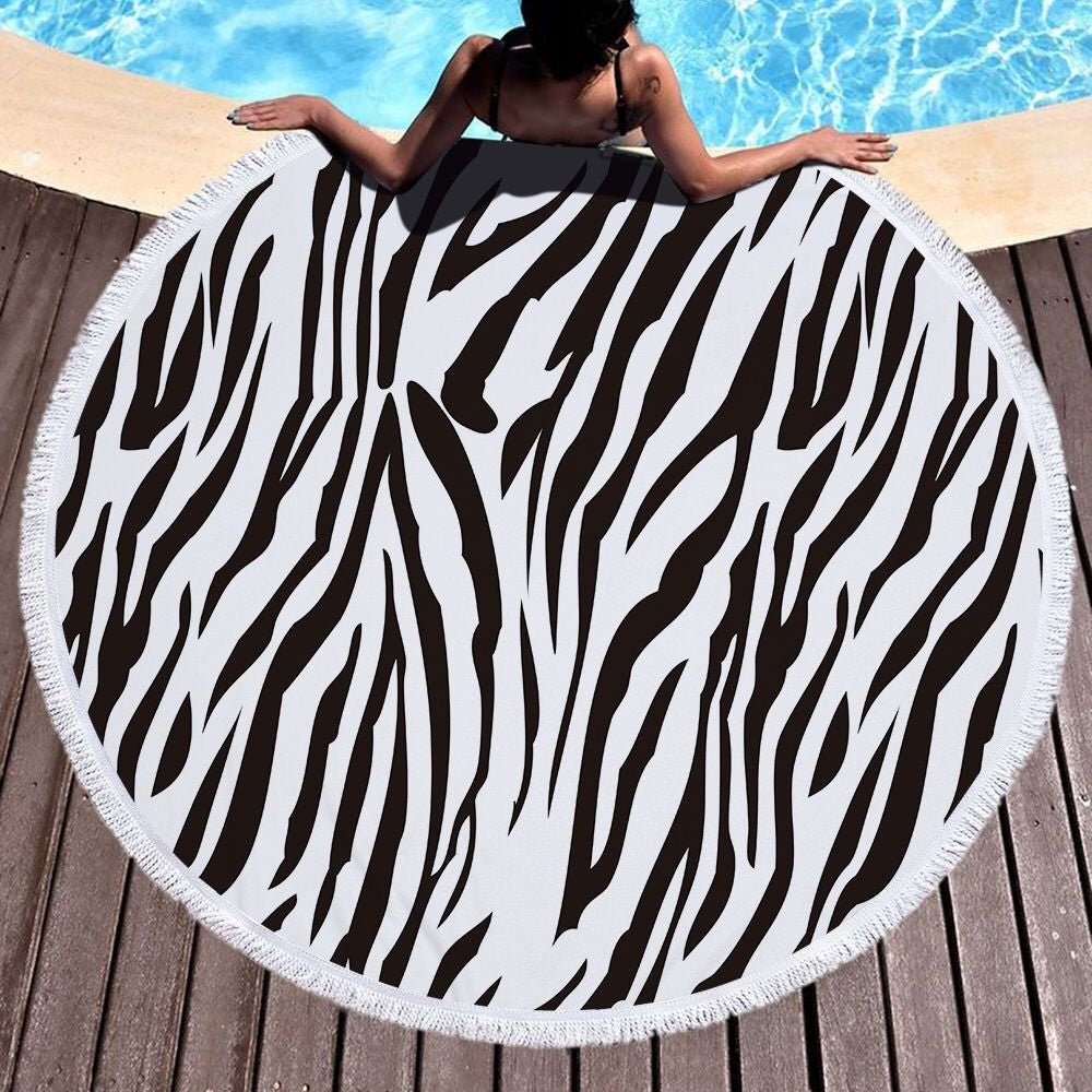 Round Beach Towel, Bath Towel, Yoga Mat