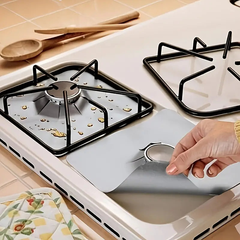 Reusable Stove Burner Covers for Kitchen Cleaning Tools